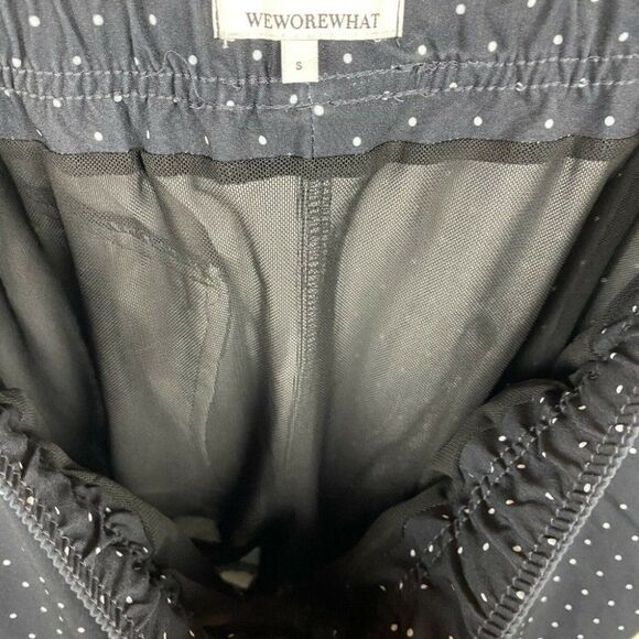 WeWoreWhat Boyfriend Swim Bottoms S Mens Black Micro Polka Dot Mesh Lining - Picture 6 of 8